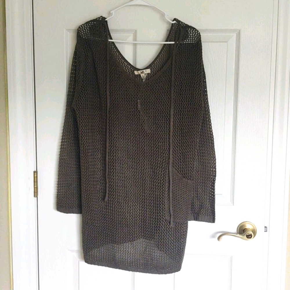 NWT Ya Los Angeles Open Knit Swimsuit Cover-Up